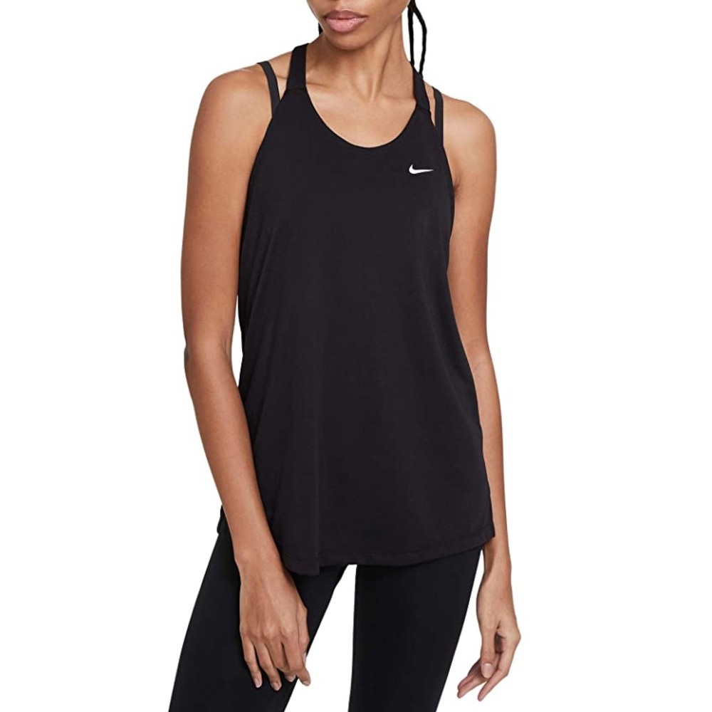 nike workout top in black